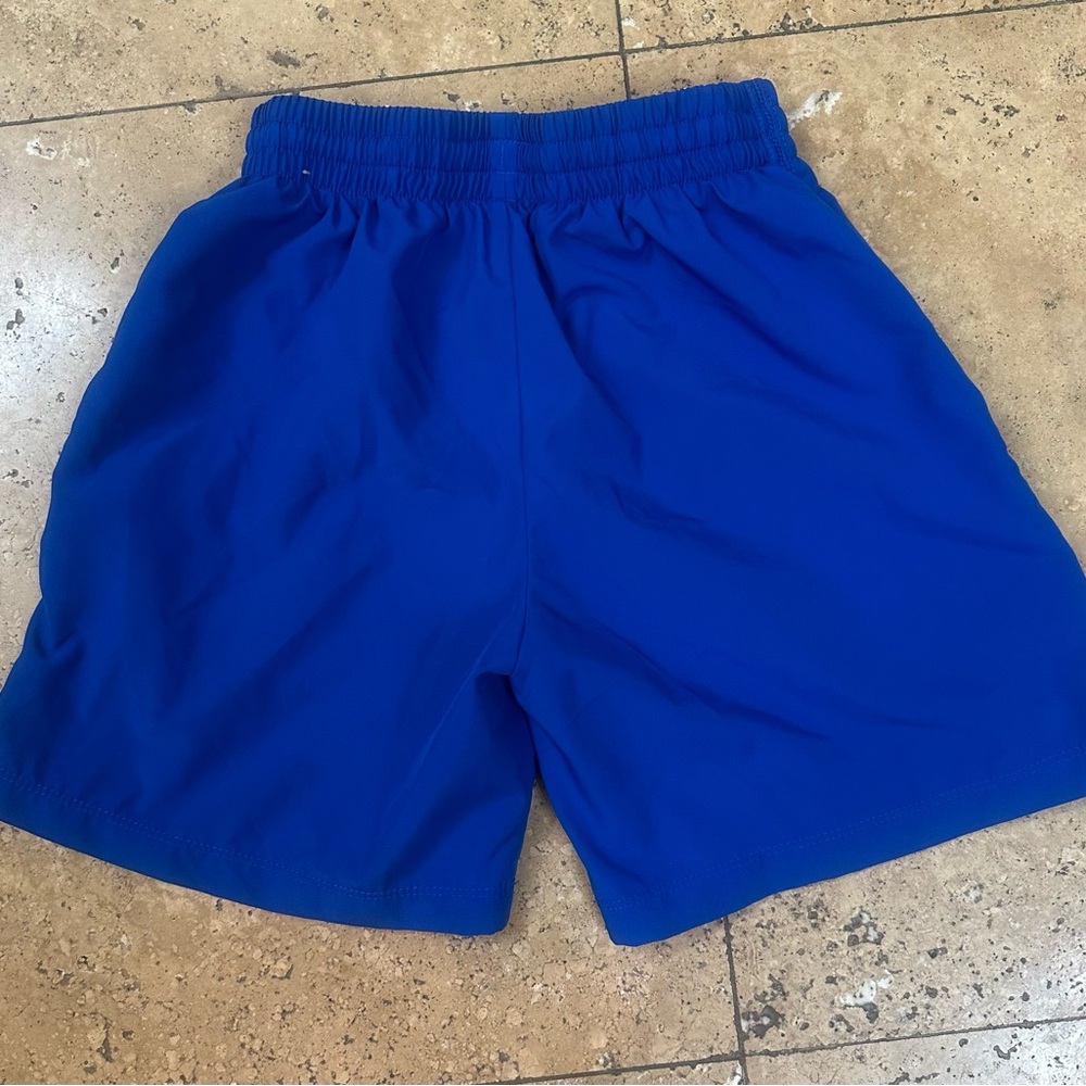 Nike Boys Royal Blue Logo Athletic Shorts - Picture 2 of 4